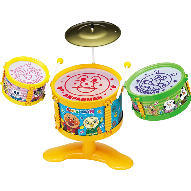 Anpanman My Child Genius Big Drum Set Renewal 1piece