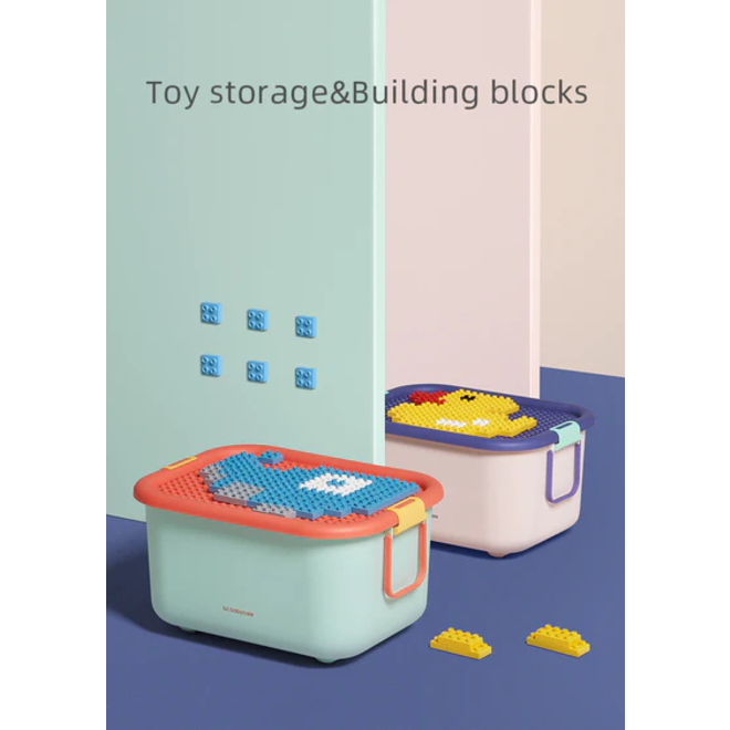 BC BABYCARE STORAGE BOX LEGO DUPLO COMPATIBLE GREEN