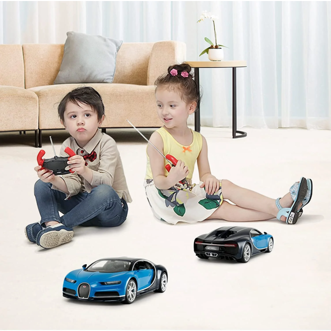Bugatti Chiron Remote Control Car with Working Lights Rastar 1:14 Licensed Toy