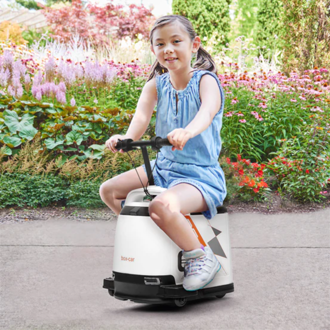 Brushless Kids Ride On Car Toy, ThunderBoxTM with Variable Speed Throttle, Storage Area 24V