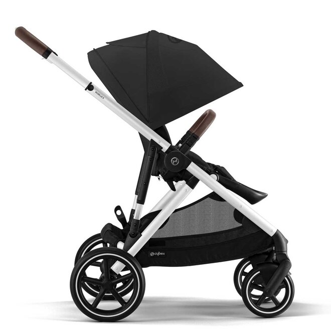 Gazelle S Stroller - Taupe Frame and Sky Blue Seat
