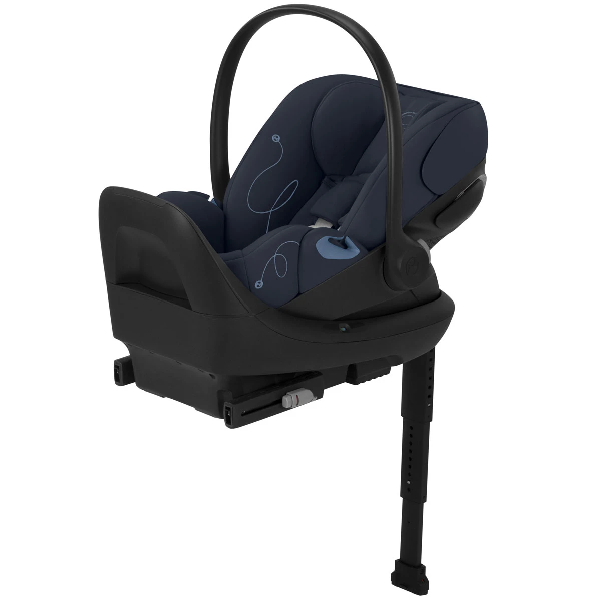 Navy blue infant car seat cheap