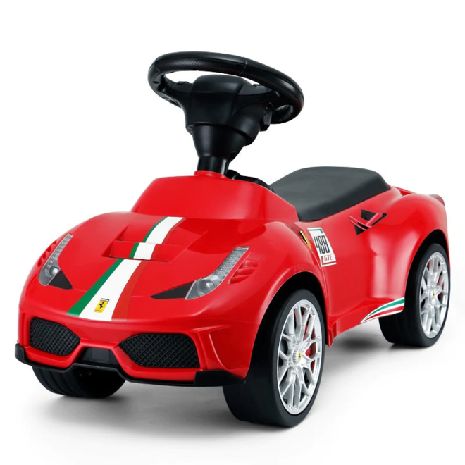 Ferrari 488 GTE Toddler Baby Walker Pedal Racer Car Foot to Floor, Licensed