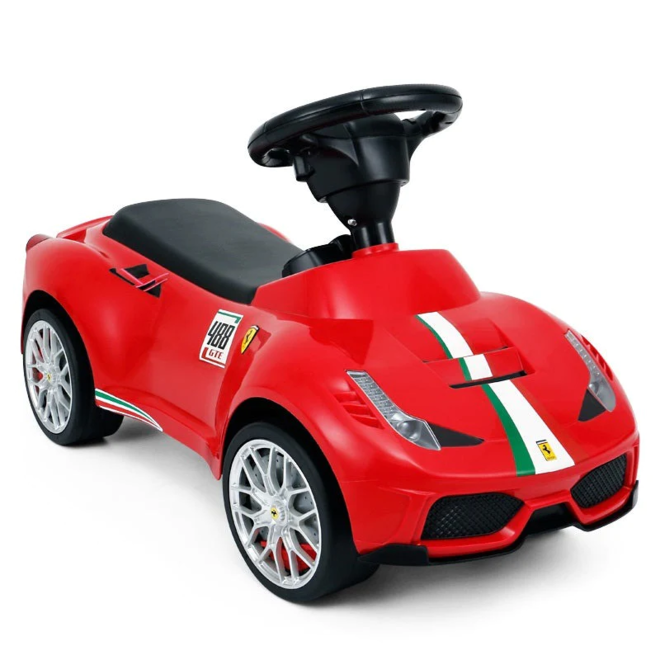Ferrari 488 GTE Toddler Baby Walker Pedal Racer Car Foot to Floor, Licensed