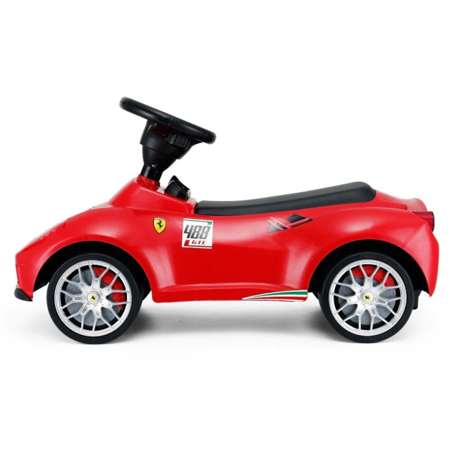 Ferrari 488 GTE Toddler Baby Walker Pedal Racer Car Foot to Floor, Licensed