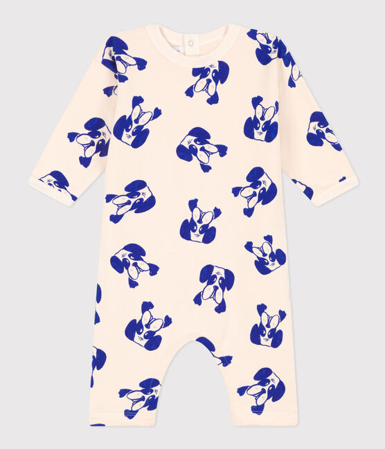 BABIES' PATTERNED FLEECE JUMPSUIT - Moda Kids