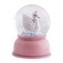 LIGHT SNOW GLOBE - SWAN