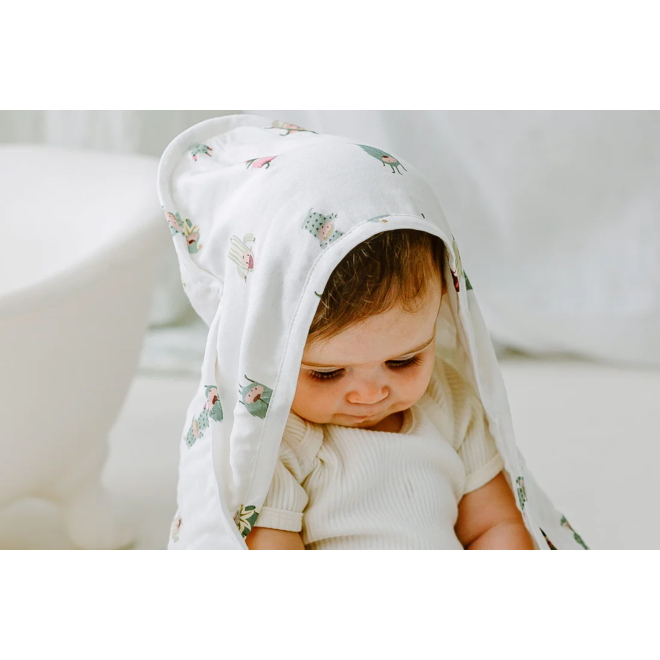 Hooded Towel (Organic Cotton) - Pixie Dust