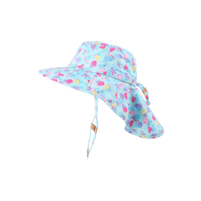 FlapJackKids - Sun Hat Neck Cape - Butterfly