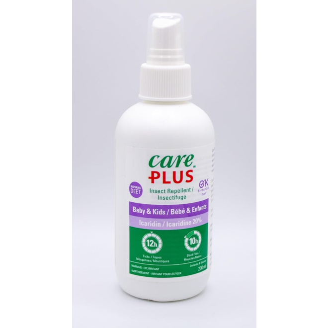 Care Plus Insect Repellent - Icaridin Spray Kids and Baby - 200ml
