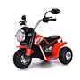 Kids Motorcycle 6V with 3 Wheels, Realistic Lights Red