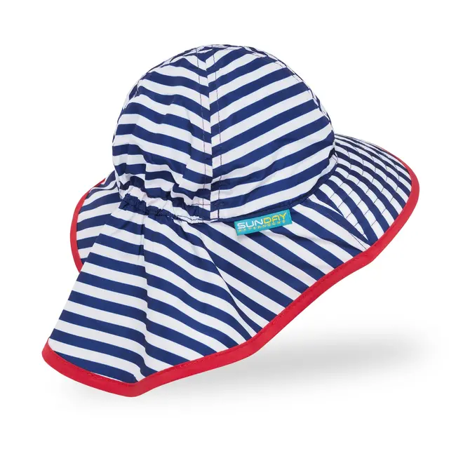 Infant SunSprout Hat Quarry Stripe