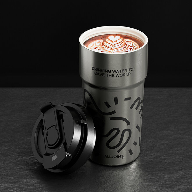 ALLJOINT COFFEE CUP Black Stripe