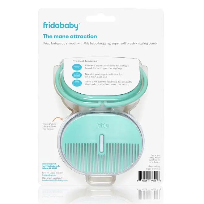 Frida Baby - Head-Hugging Hairbrush + Comb Set