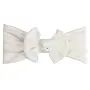 Baby Wisp - Headband - Nylon Bow - White - 0M+