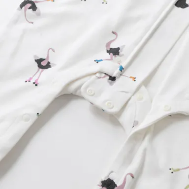 Long Sleeve Footed Sleep Bag - 1.0 TOG - Let's Roll