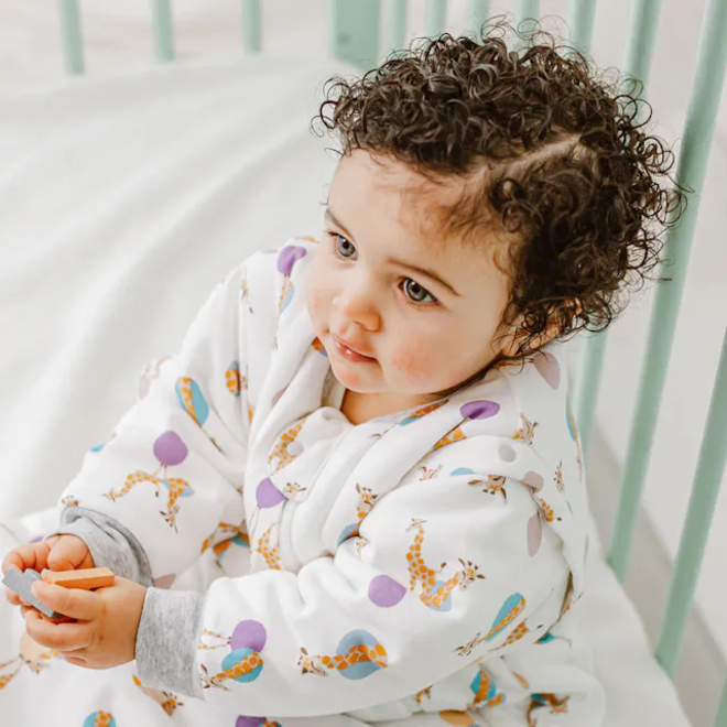 Removable Sleeve Sleep Bag 3.5 TOG - Giraffe Shapes