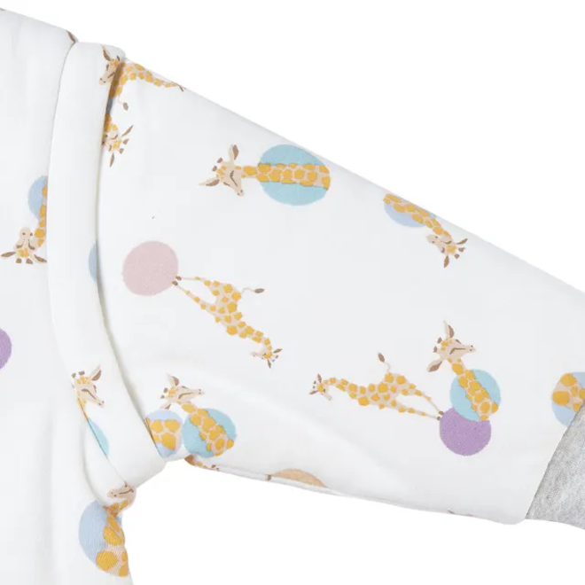 Removable Sleeve Sleep Bag 3.5 TOG - Giraffe Shapes