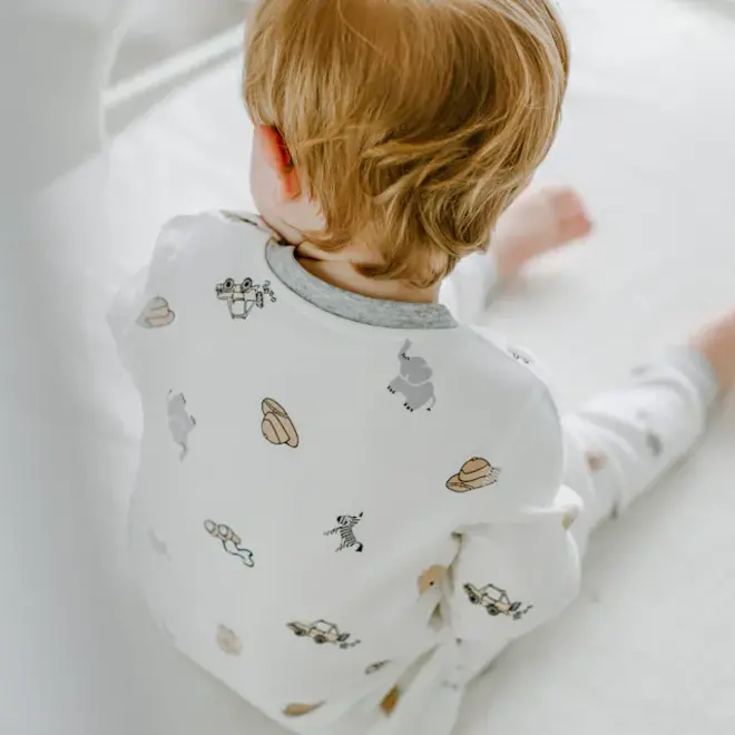 Long Sleeve Two-Piece Pj Set (Organic Cotton) - Safawhee