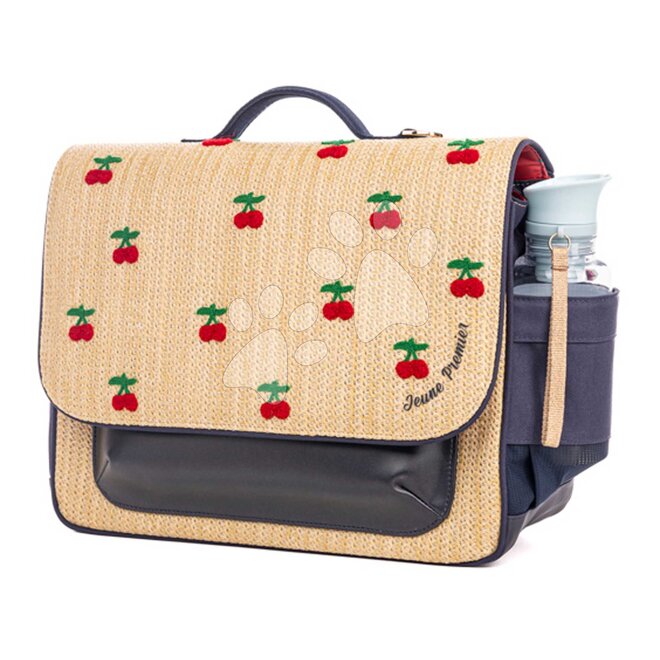It Bag Midi - Raffia Cherry