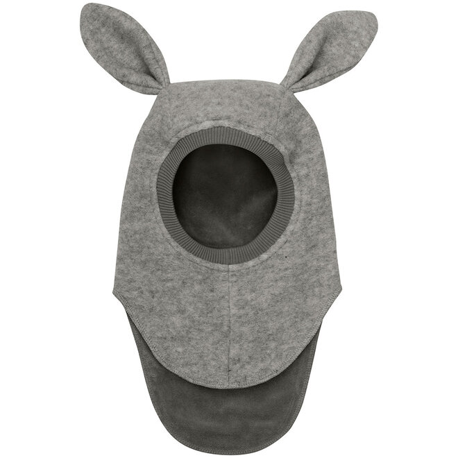BUNNY Balaclava Ears Wool Grey Melange