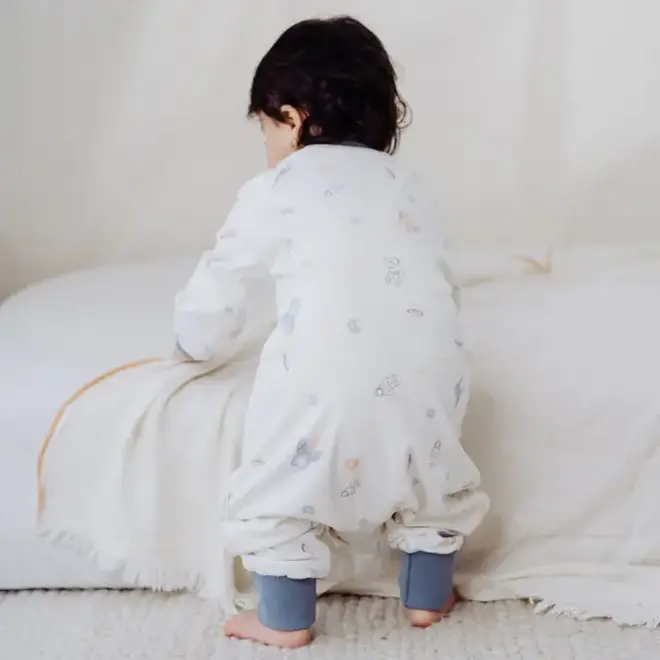 Long Sleeve Footed Sleep Bag 1.0 TOG Up and Away!