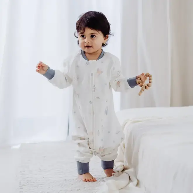 Long Sleeve Footed Sleep Bag 1.0 TOG Up and Away!