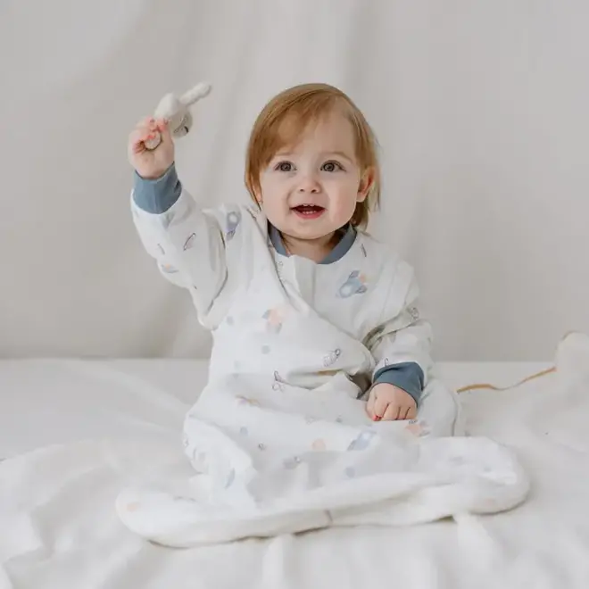 Swaddle Sleep Bag 1.0 TOG Stars White