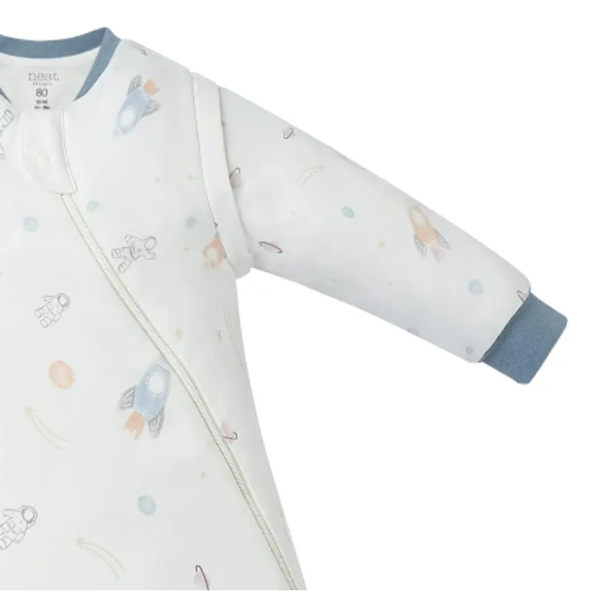 Removable Long Sleeve Sleep Bag -1.0 TOG Up and Away