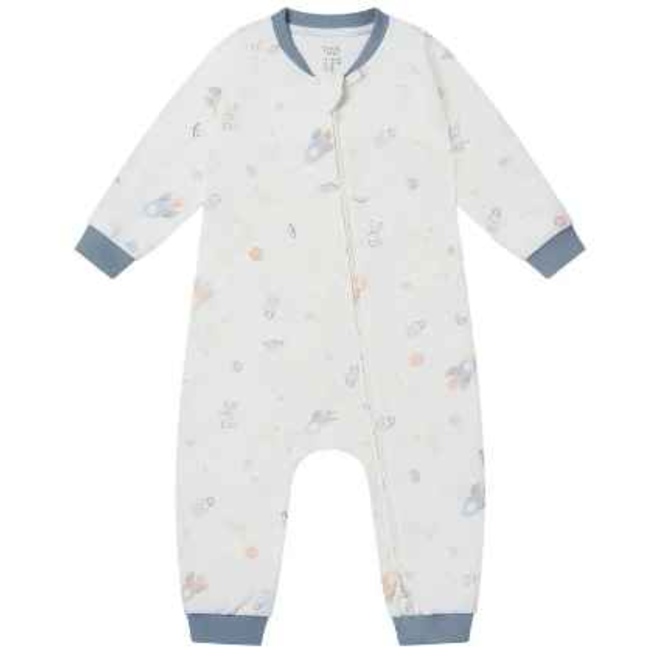 One Piece Zip Footless Sleeper Up and Away Moda Kids