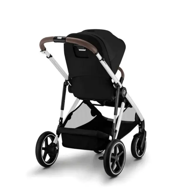 Gazelle S Stroller Silver Frame Moon Black