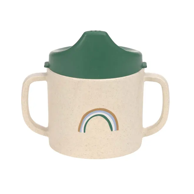 Lassig Happy Rascals Sippy Cup Smile Green