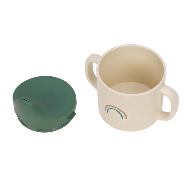 Lassig Happy Rascals Sippy Cup Smile Green