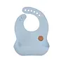 Lassig Happy Rascals Silicone Bib Smile sky blue