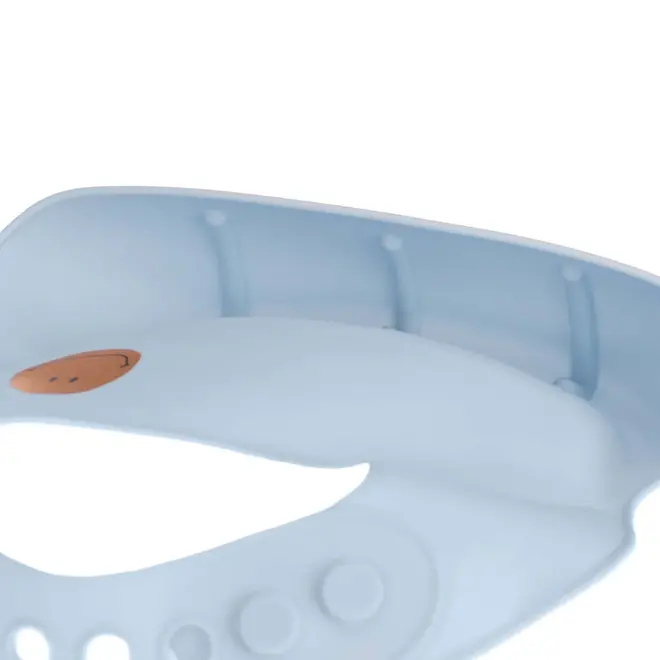 Lassig Happy Rascals Silicone Bib Smile sky blue