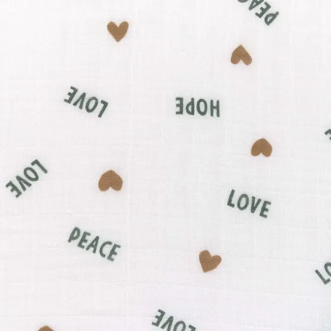 Lassig Heavenly soft Blanket Happy Rascals Heart 100*100cm