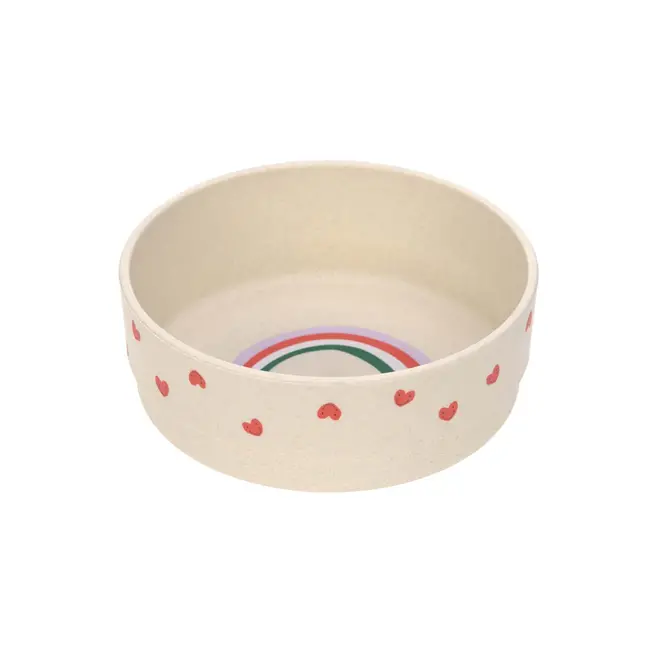 Lassig Happy Rascals Dish Set Heart lavender