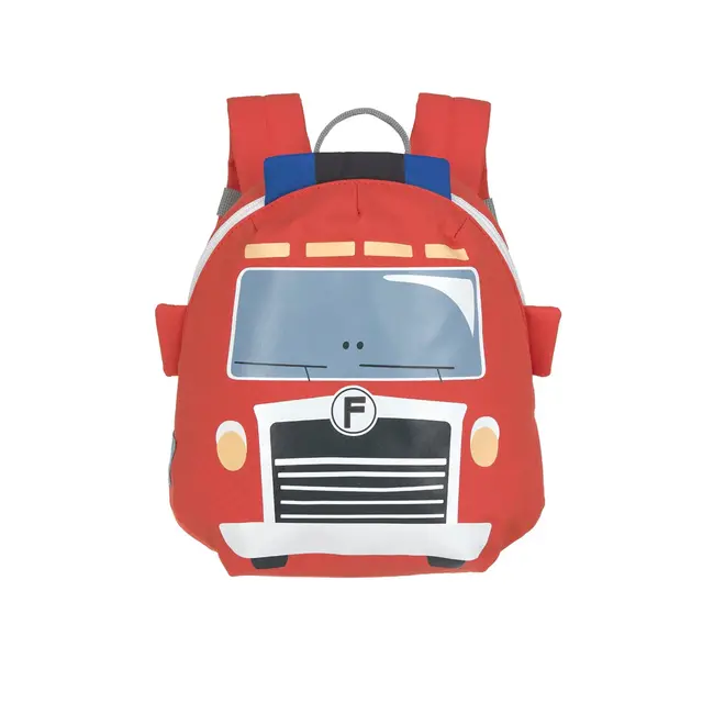Lassig Tiny Backpack Tiny Drivers Fire Engine