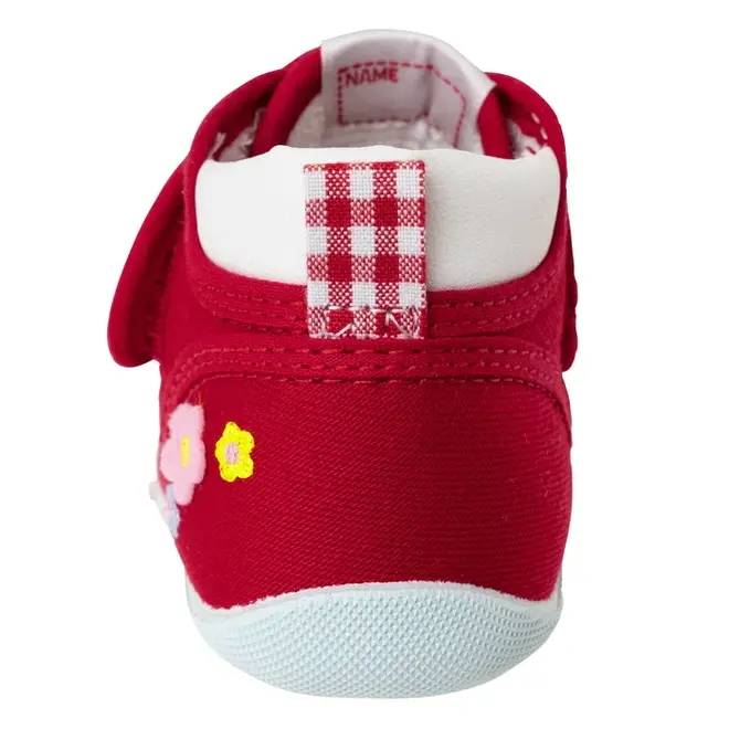 Mikihouse Baby Shoes Dancing Rabbit Red Velcro