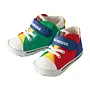 Mikihouse Baby Shoes Color Matching Plaid Velcro