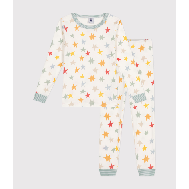 Petit Bateau 2PC Prjama Stars Multicolor