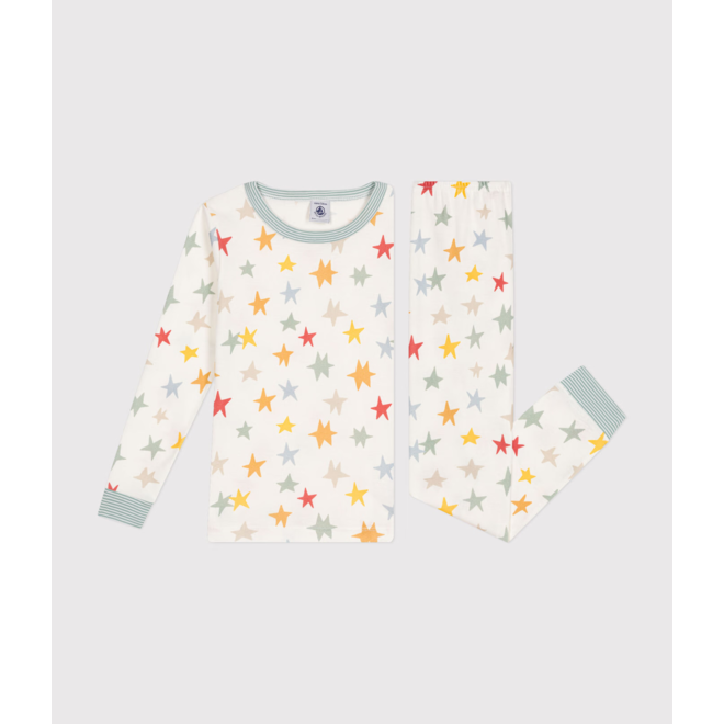 Petit Bateau 2PC Prjama Stars Multicolor