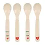 Lassig Happy Rascals Spoon Set Heart Lavender