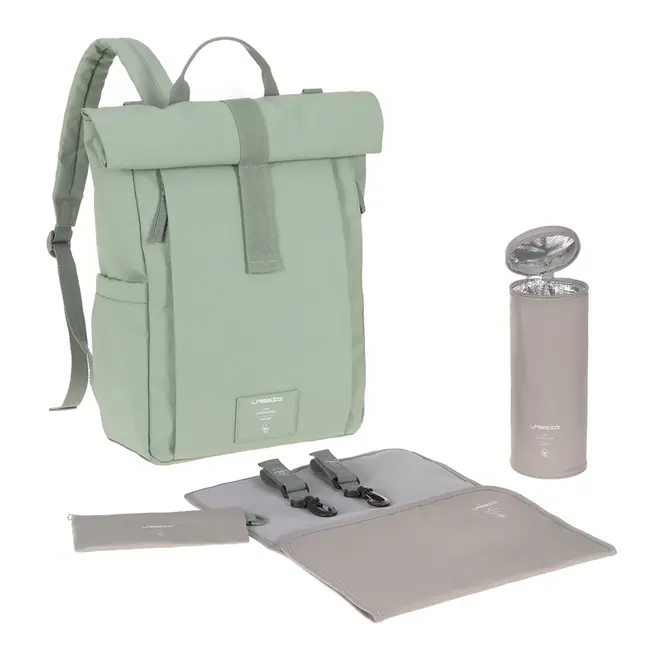 Lassig Diaper bag Green Label Cross Backpack Black