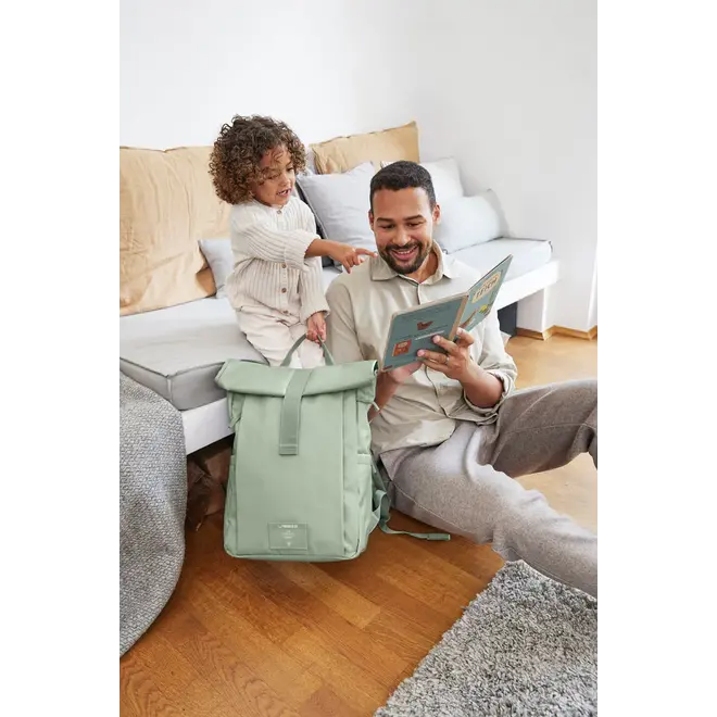 Lassig Diaper bag Green Label Cross Backpack Black