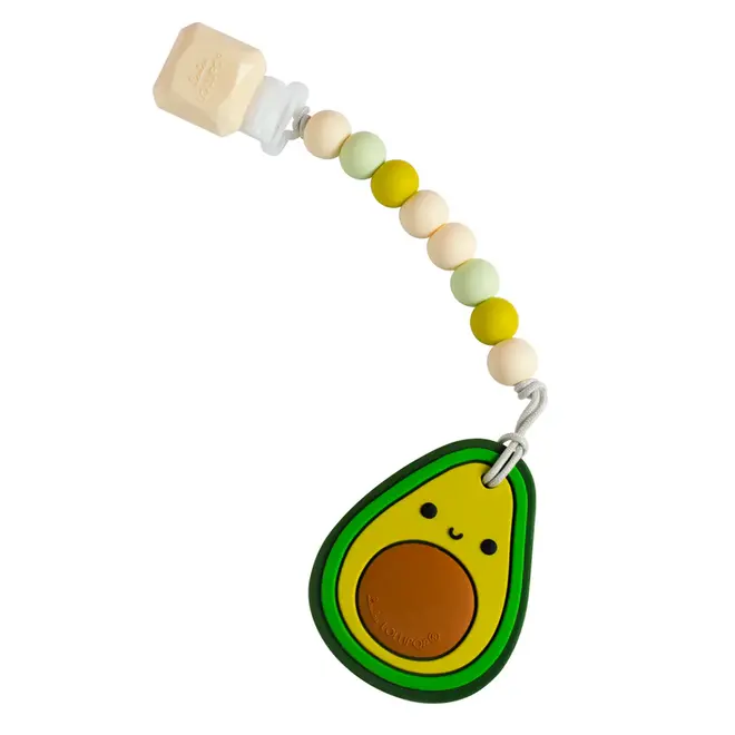 Silicone Teether GEM Set - Avocado
