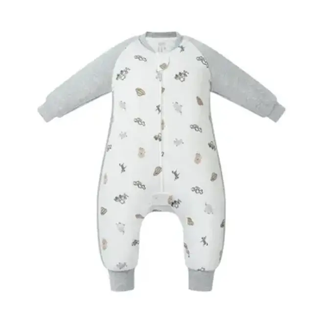 Raglan Long Sleeve Footed Sleep Bag - Safawhee