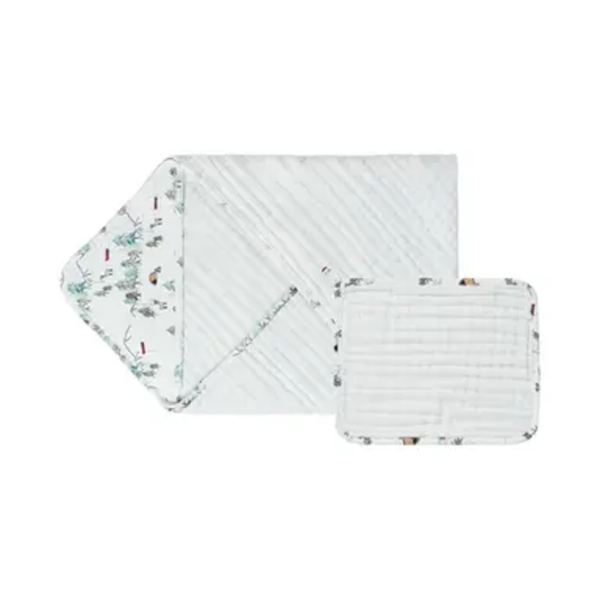 9-Layer Hooded Baby Bath Towel - Happy Trails