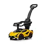Lamborghini SIAN Push Pedal Ride On Car Baby Walker with Music and Lights, Licensed Yellow