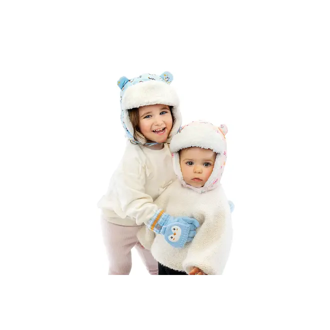 FlapJackKids - Water Rplnt Trapper Hat Fishing Penguin